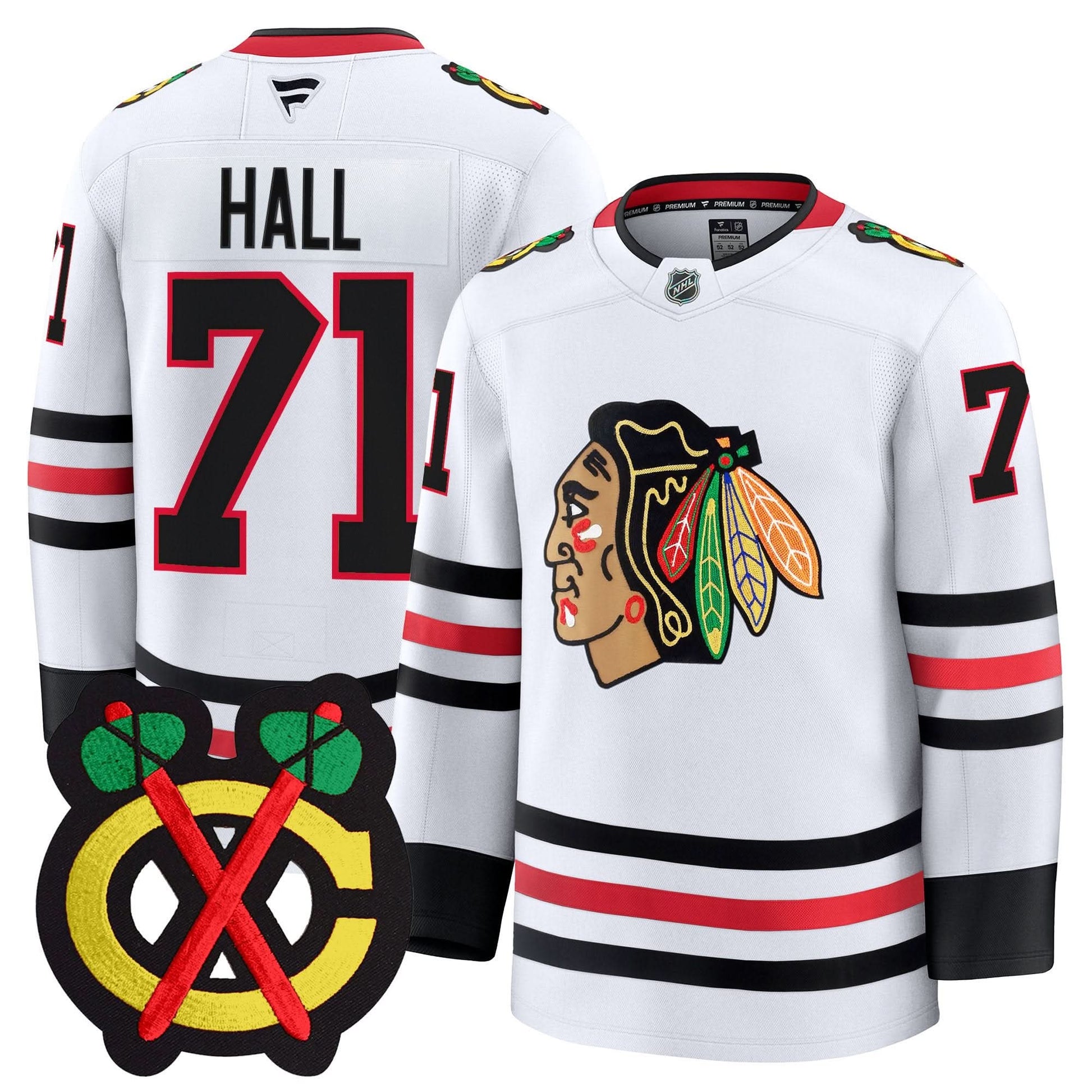 Men's Chicago Blackhawks Winter Classic Patch Premium Jersey - All Stitched