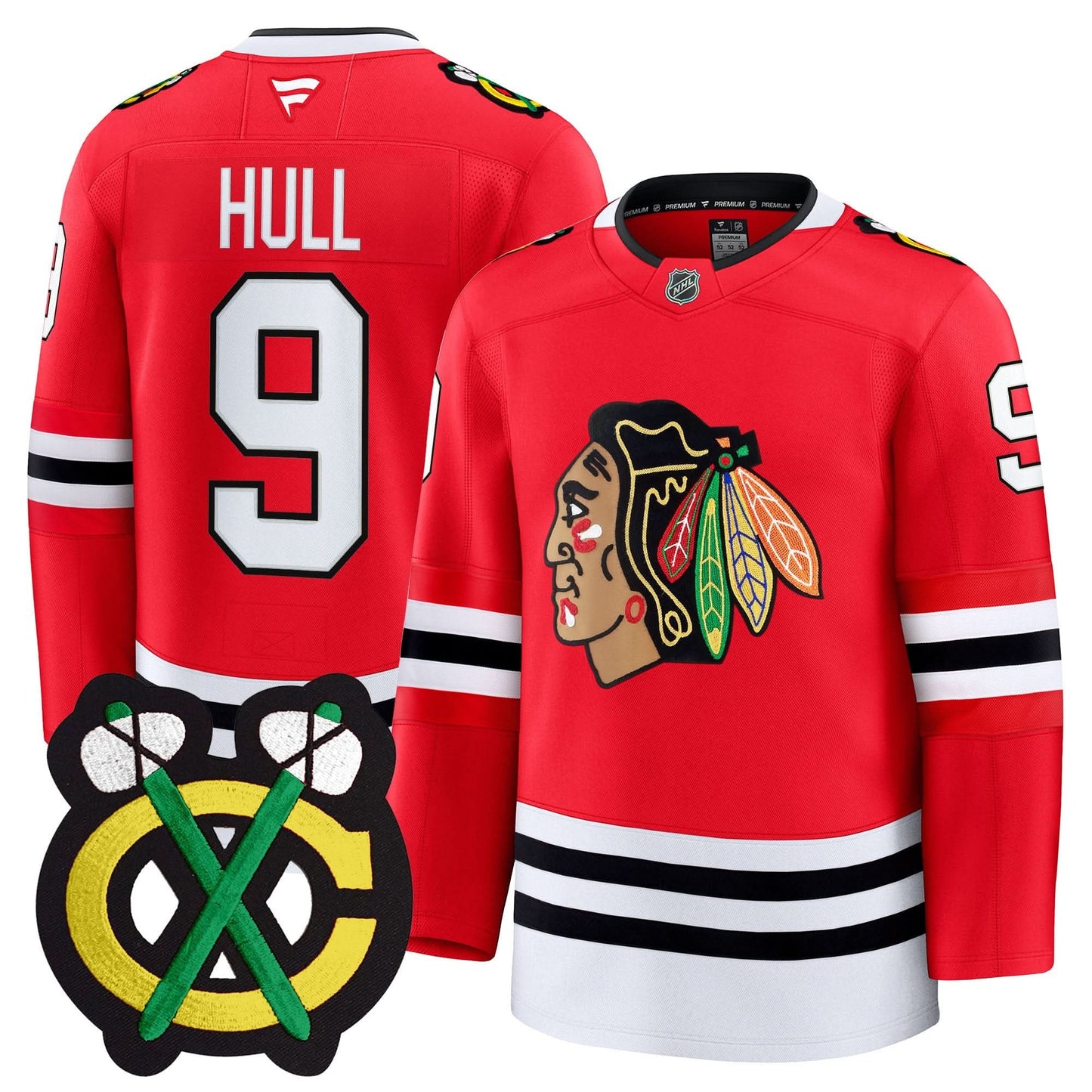 Men's Chicago Blackhawks Winter Classic Patch Premium Jersey - All Stitched