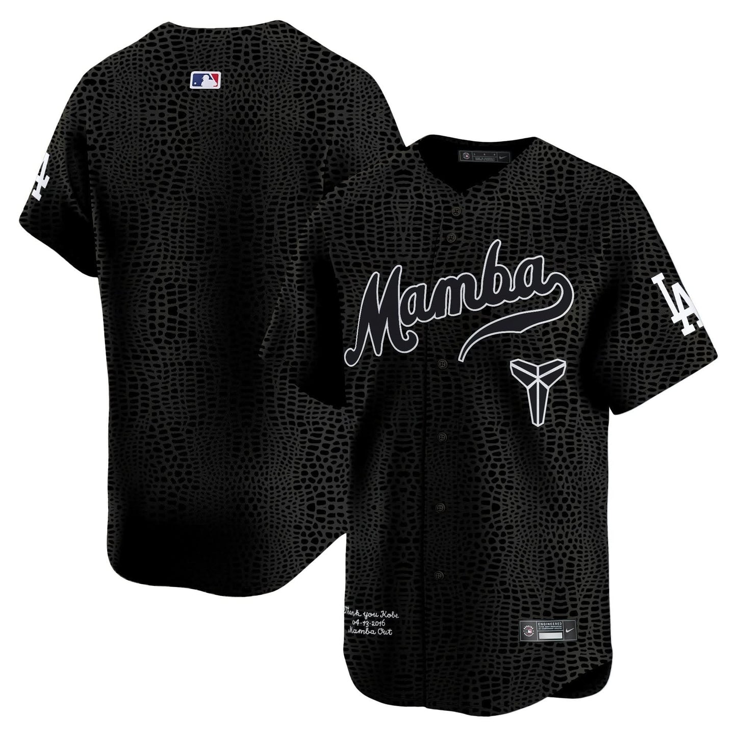 Men's Dodgers Kobe Bryant Mamba Vapor Premier Limited Jersey - All Stitched