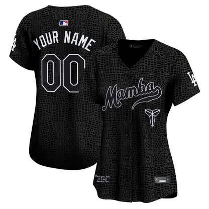 Dodgers Kobe Bryant Mamba Vapor Premier Limited Custom Jersey - All Stitched