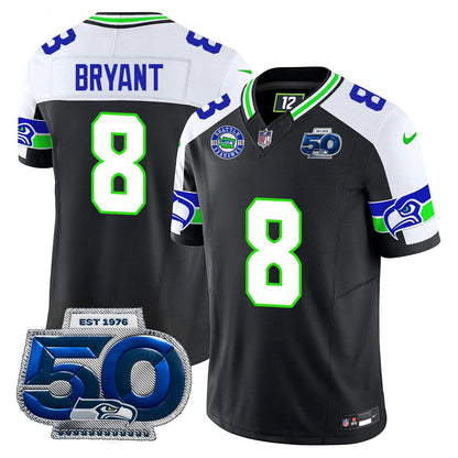 Men's Seattle Seahawks 50th Season Vapor Limited Jersey - All Stitched
