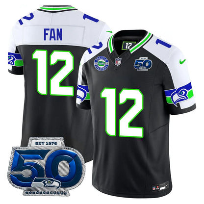 Men's Seattle Seahawks 50th Season Vapor Limited Jersey - All Stitched
