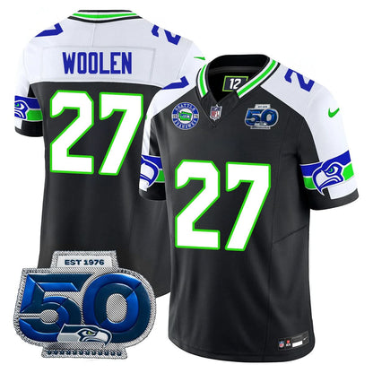 Men's Seattle Seahawks 50th Season Vapor Limited Jersey - All Stitched