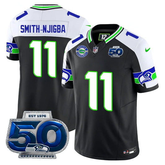 Men's Seattle Seahawks 50th Season Vapor Limited Jersey - All Stitched