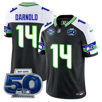 Men's Seattle Seahawks 50th Season Vapor Limited Jersey - All Stitched