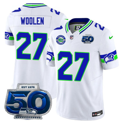 Men's Seattle Seahawks 50th Season Vapor Limited Jersey - All Stitched