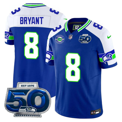 Men's Seattle Seahawks 50th Season Vapor Limited Jersey - All Stitched