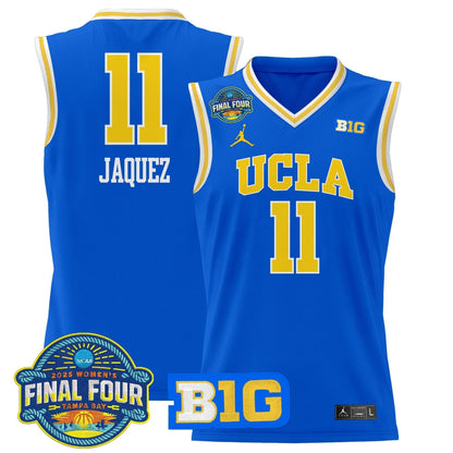 Men's Size - UCLA Bruins 2025 Big Ten Women's Final Four Patch Lightweight Basketball Jersey - All Stitched