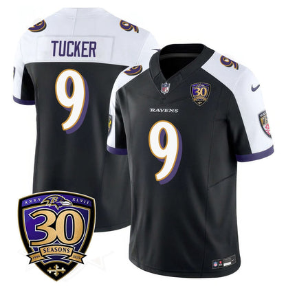 Men's Baltimore Ravens Limited 30th Season Jersey - All Stitched