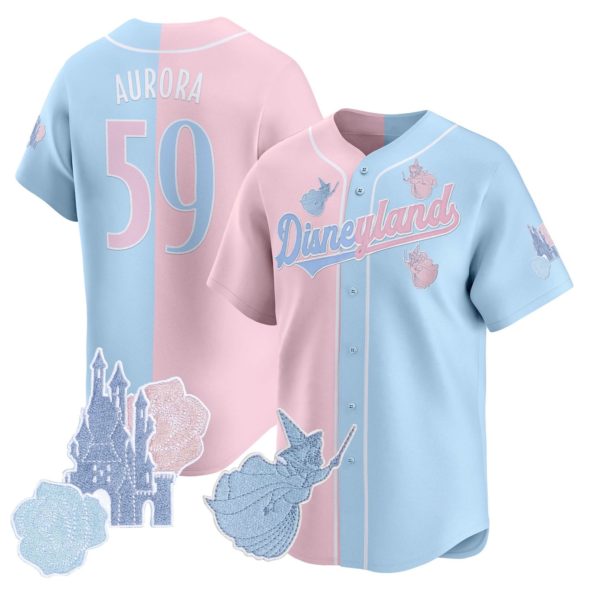 Unisex Disney Princess Vapor Baseball Jersey - All Stitched