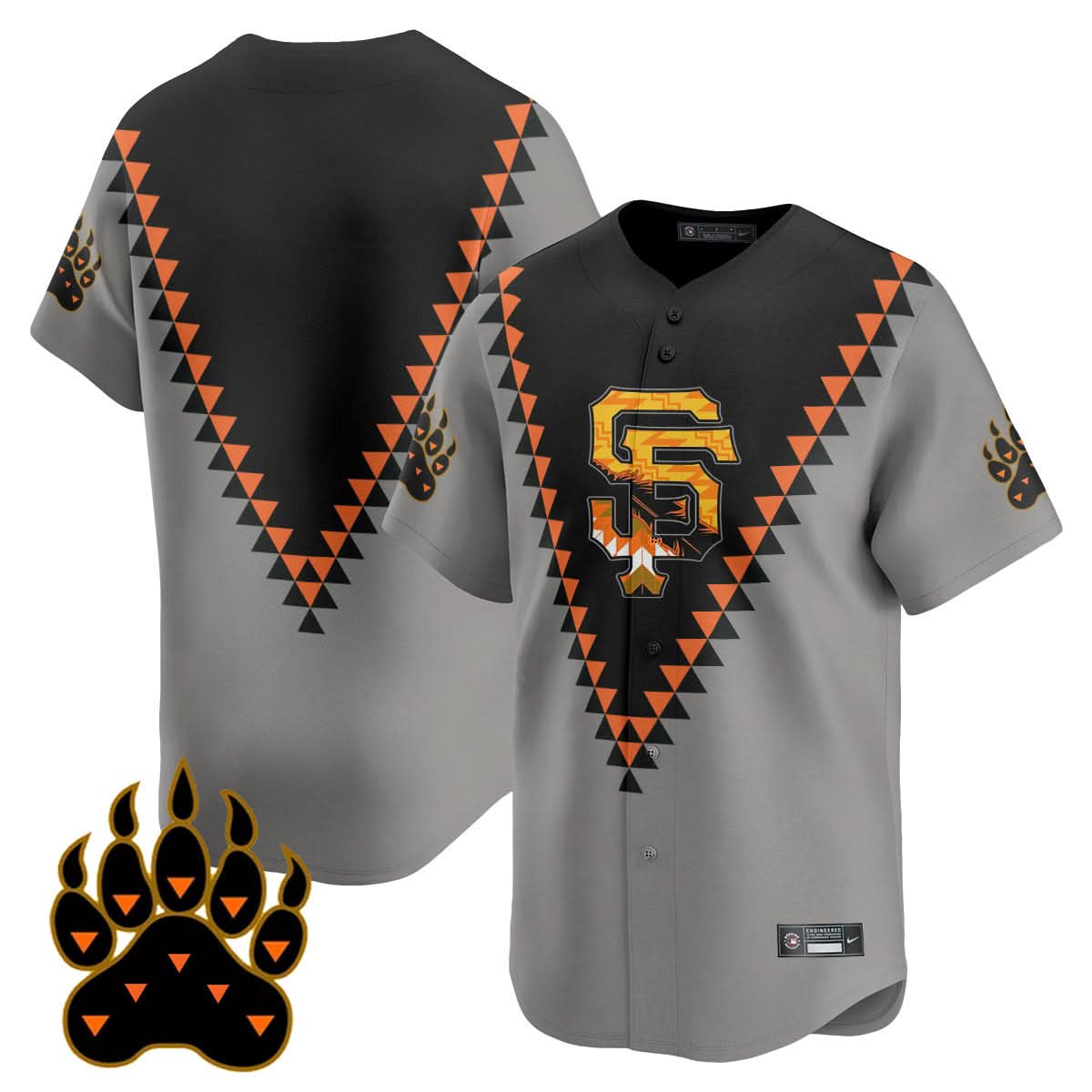 San Francisco Giants Native American Heritage Jersey - All Stitched