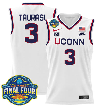 Men's Size - UConn Huskies 2025 Big Eat Women's Final Four Patch Lightweight Basketball Jersey - All Stitched