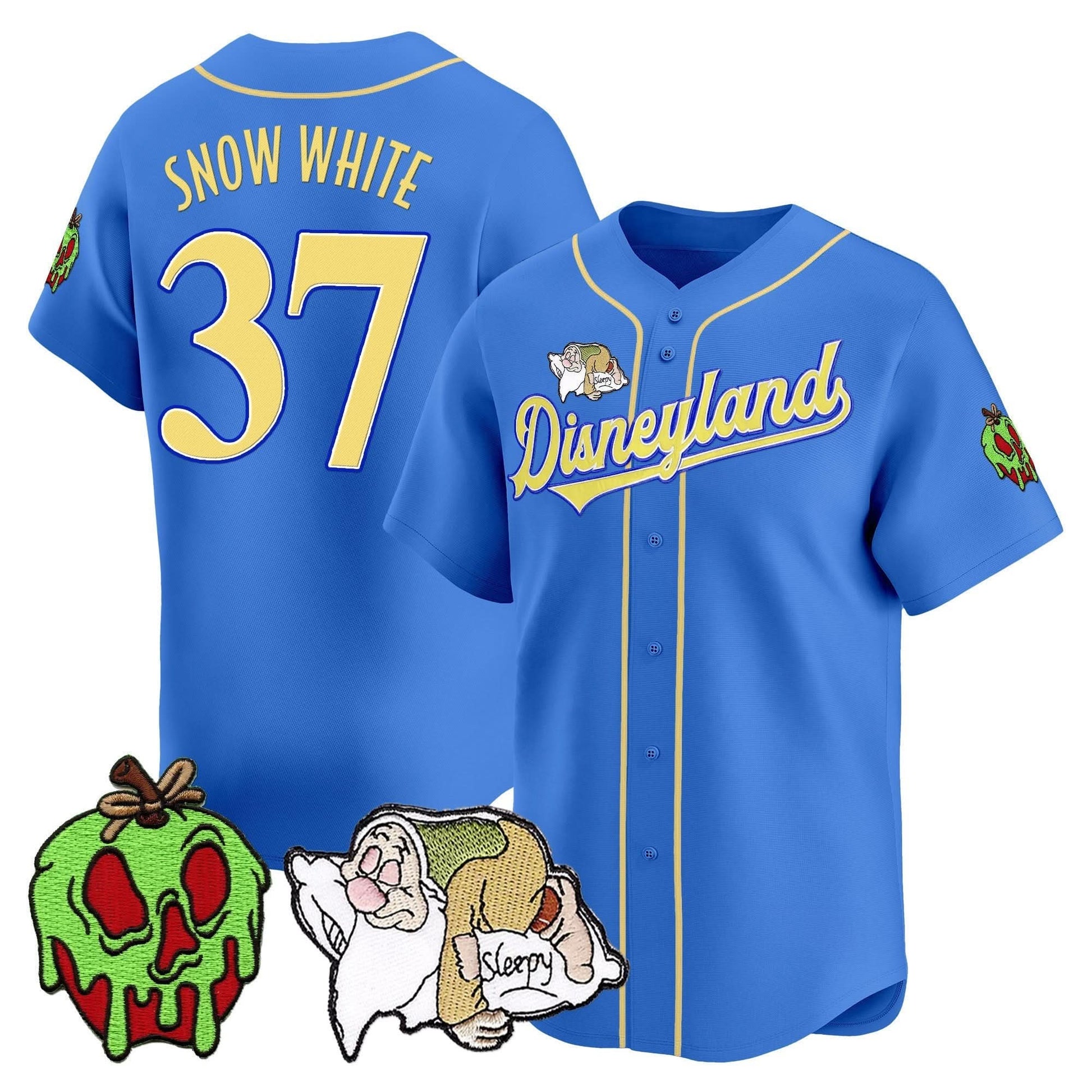 Unisex Disney Princess Vapor Baseball Jersey - All Stitched
