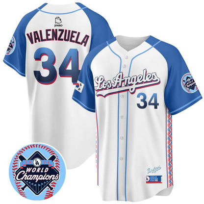 Men's Los Angeles Dodgers Korean Heritage Night Jersey - All Stitched