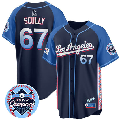 Los Angeles Dodgers Korean Heritage Night Jersey - All Stitched