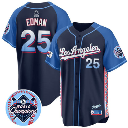 Men's Los Angeles Dodgers Korean Heritage Night Jersey - All Stitched