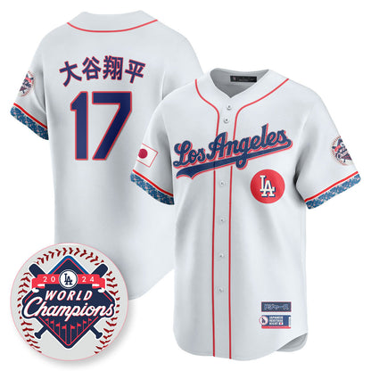 Los Angeles Dodgers Japanese Heritage Night Jersey - All Stitched