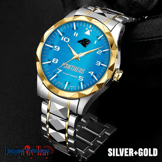 Carolina Panthers Luxury Diamond Men Watch Trending 2025