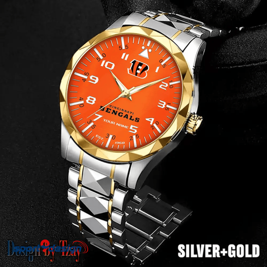 Cincinnati Bengals Luxury Diamond Men Watch Trending 2025