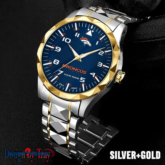 Denver Broncos Luxury Diamond Men Watch Trending 2025