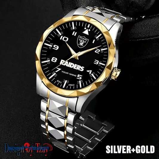 Las Vegas Raiders Luxury Diamond Men Watch Trending 2025