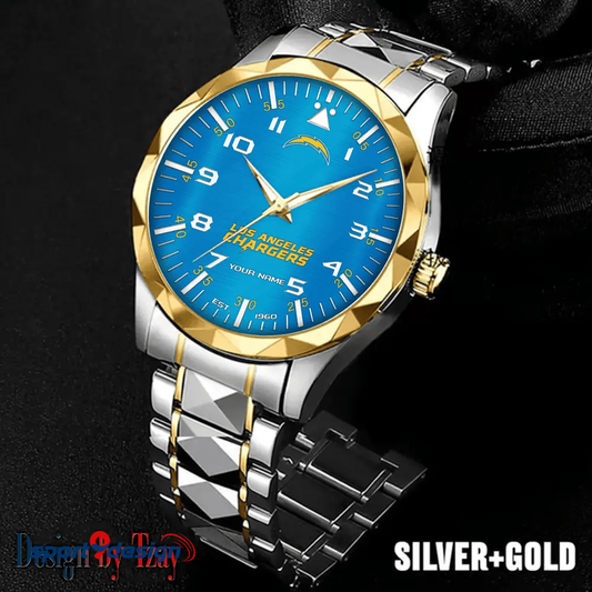 Los Angeles Chargers Luxury Diamond Men Watch Trending 2025