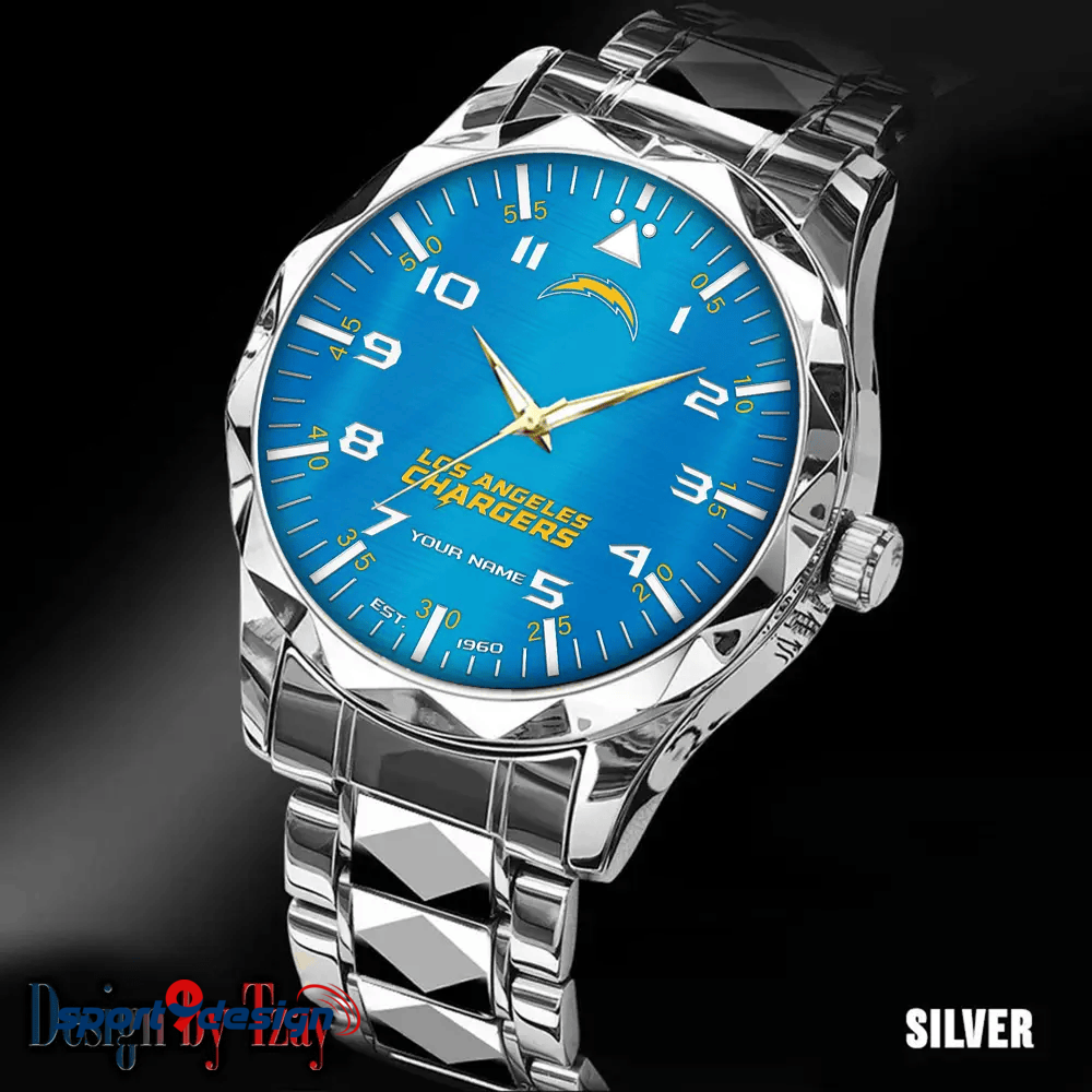 Los Angeles Chargers Luxury Diamond Men Watch Trending 2025