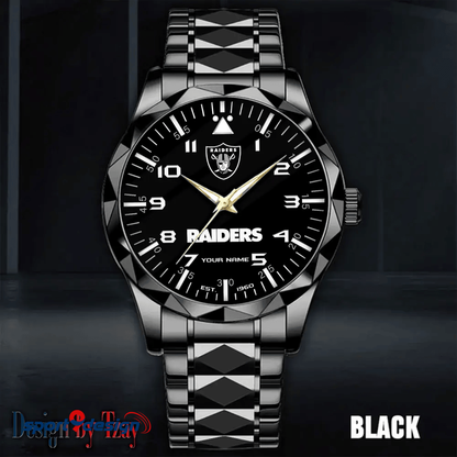 Las Vegas Raiders Luxury Diamond Men Watch Trending 2025