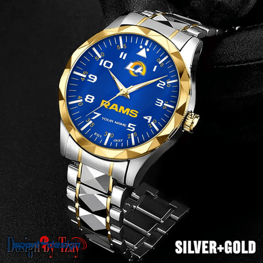 Los Angeles Rams Luxury Diamond Men Watch Trending 2025