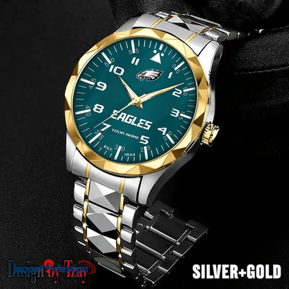 Philadelphia Eagles Luxury Diamond Men Watch Trending 2025