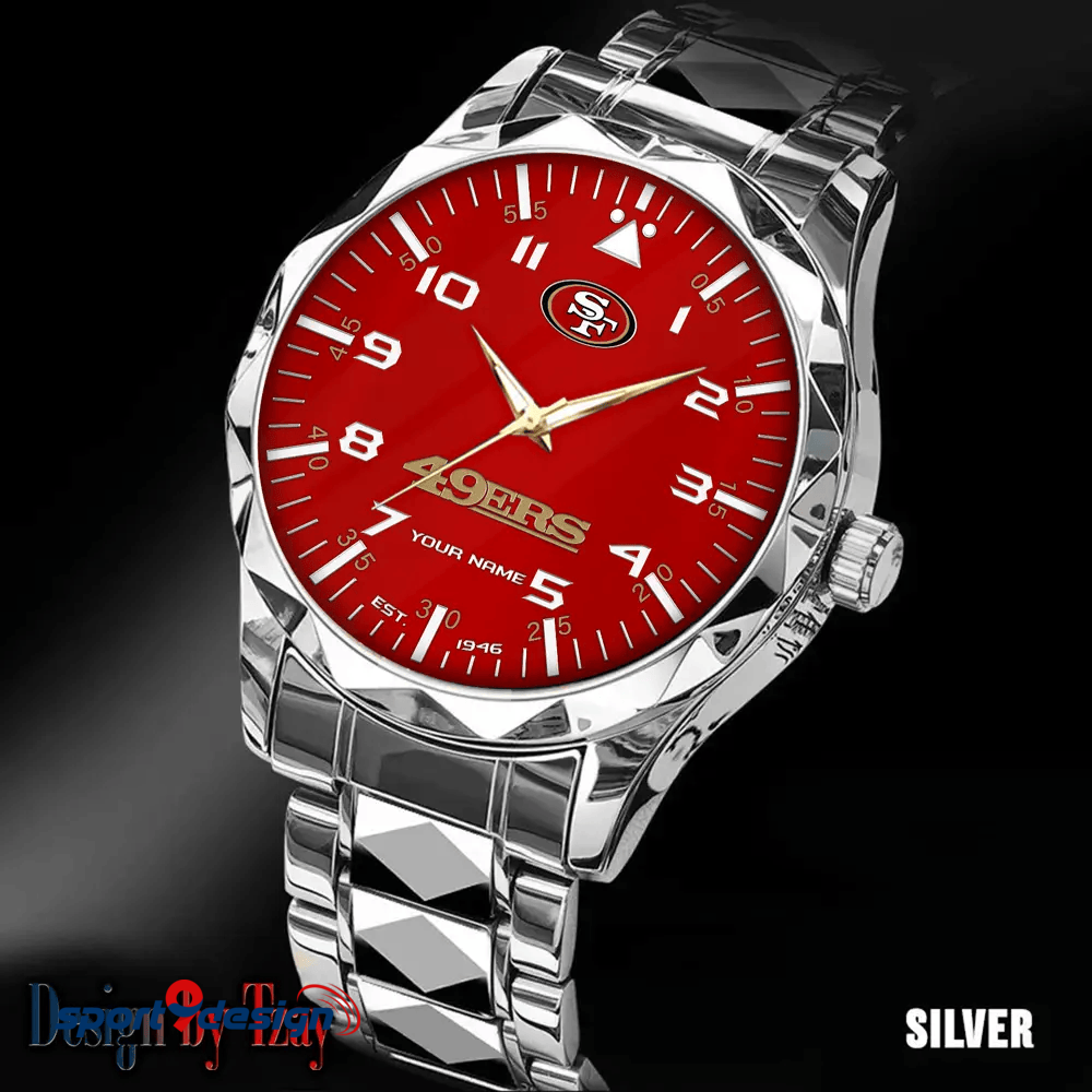 San Francisco 49ers Luxury Diamond Men Watch Trending 2025