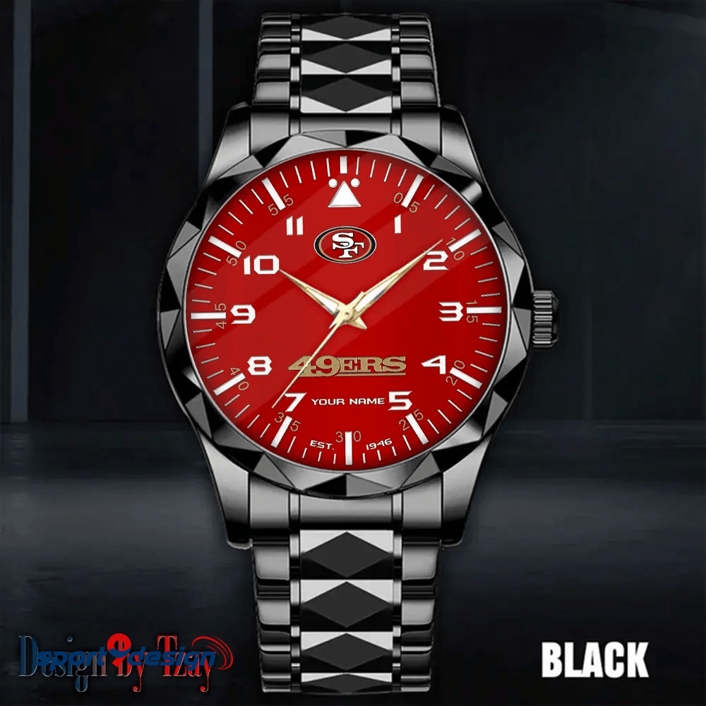 San Francisco 49ers Luxury Diamond Men Watch Trending 2025