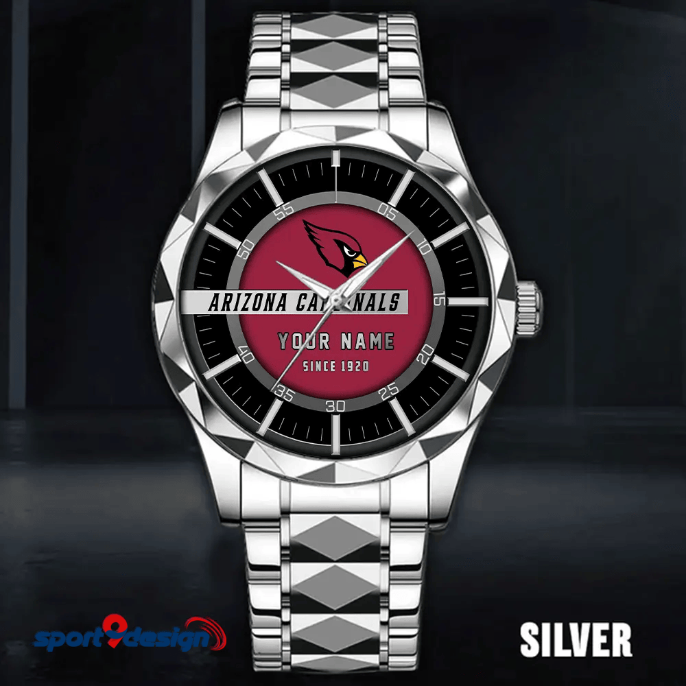 Arizona Cardinals Luxury Diamond Men Watch Trending 2025