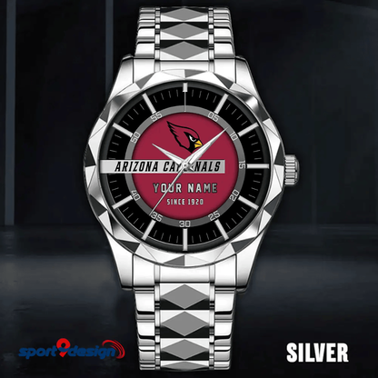 Arizona Cardinals Luxury Diamond Men Watch Trending 2025