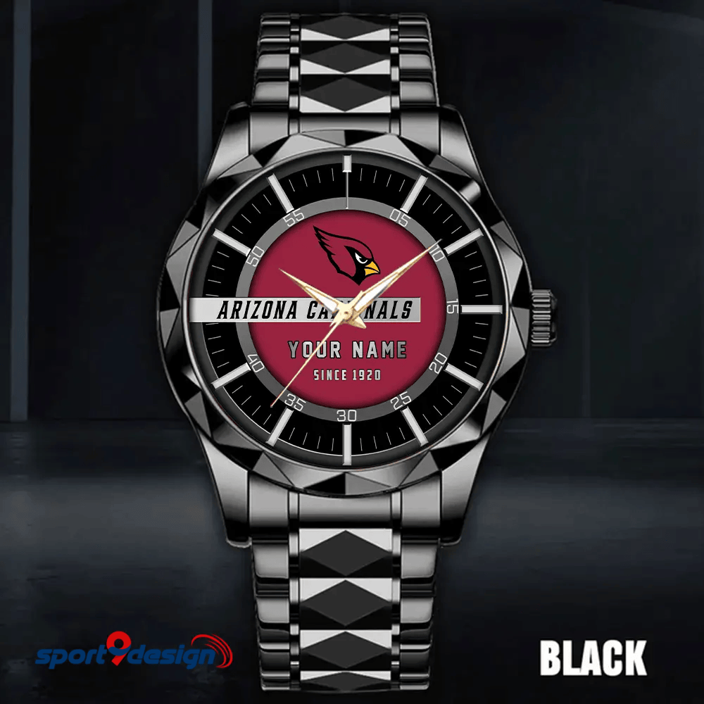 Arizona Cardinals Luxury Diamond Men Watch Trending 2025