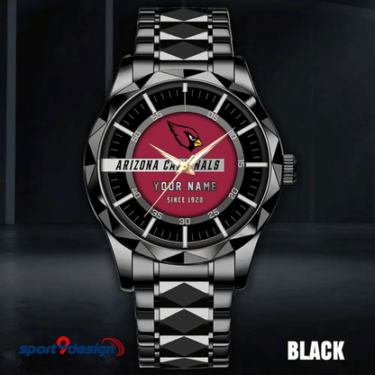Arizona Cardinals Luxury Diamond Men Watch Trending 2025