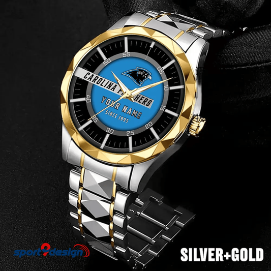 Carolina Panthers Luxury Diamond Men Watch Trending 2025