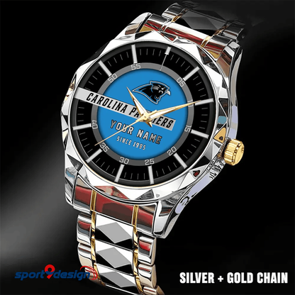 Carolina Panthers Luxury Diamond Men Watch Trending 2025