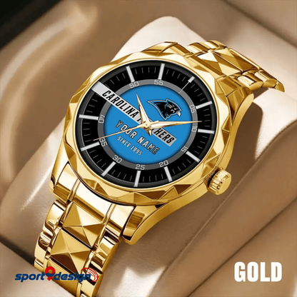 Carolina Panthers Luxury Diamond Men Watch Trending 2025
