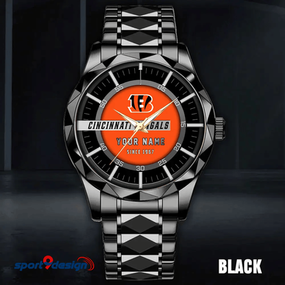 Cincinnati Bengals Luxury Diamond Men Watch Trending 2025