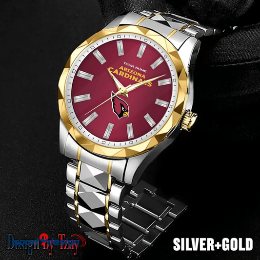 Arizona Cardinals Luxury Diamond Men Watch Trending 2025