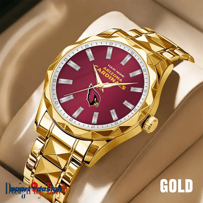 Arizona Cardinals Luxury Diamond Men Watch Trending 2025