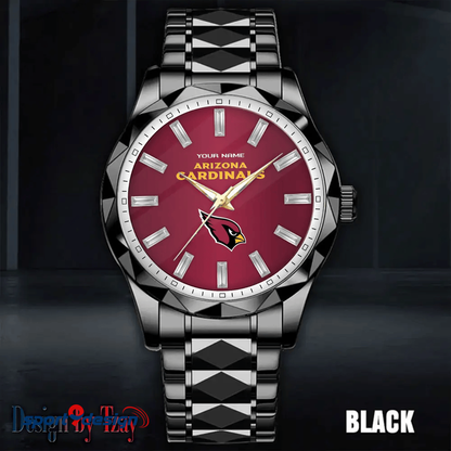 Arizona Cardinals Luxury Diamond Men Watch Trending 2025