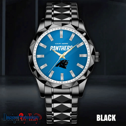 Carolina Panthers Luxury Diamond Men Watch Trending 2025