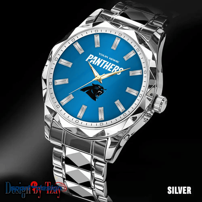 Carolina Panthers Luxury Diamond Men Watch Trending 2025