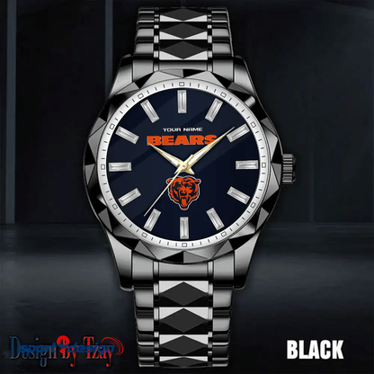 Chicago Bears Luxury Diamond Men Watch Trending 2025