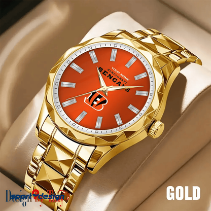 Cincinnati Bengals Luxury Diamond Men Watch Trending 2025