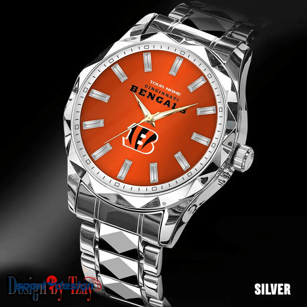 Cincinnati Bengals Luxury Diamond Men Watch Trending 2025