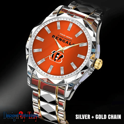 Cincinnati Bengals Luxury Diamond Men Watch Trending 2025