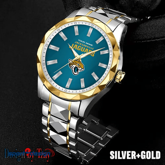 Jacksonville Jaguars Luxury Diamond Men Watch Trending 2025